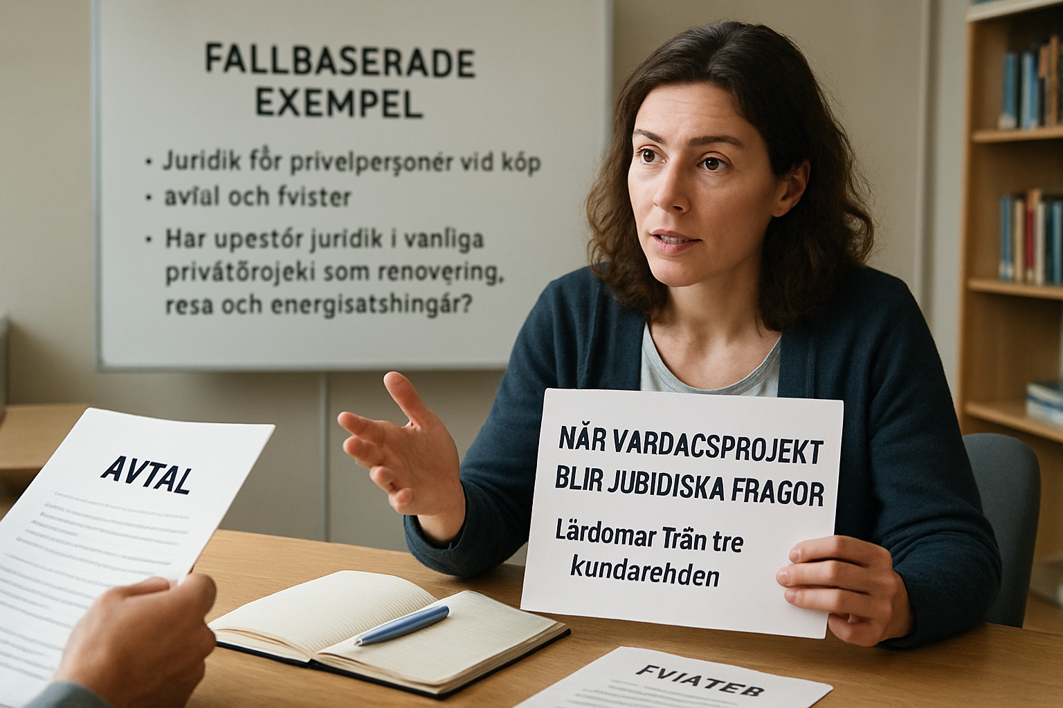 När vardagsprojekt blir juridiska frågor: lärdomar från tre kundärenden